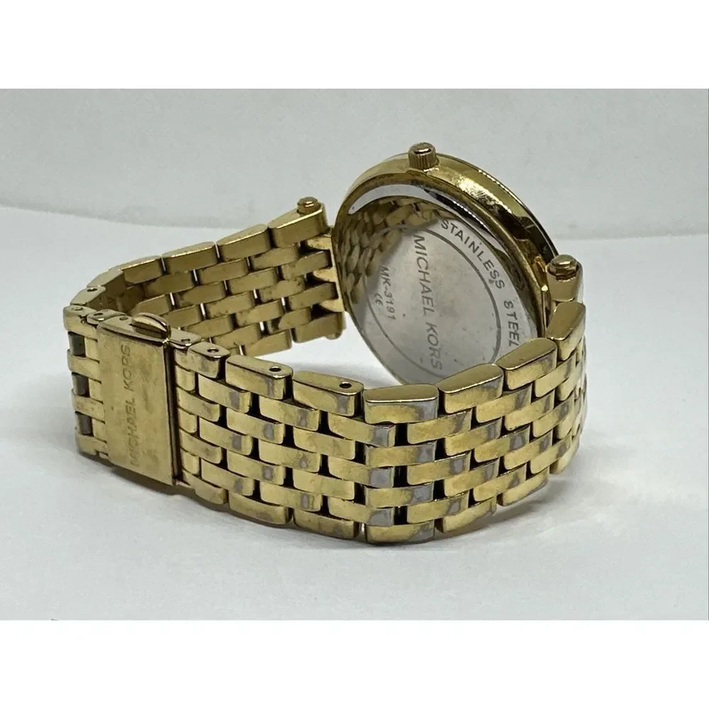 Michael Kors Darci MK3191 Women's Gold Stainless Steel Analog Dial Watch NUL11